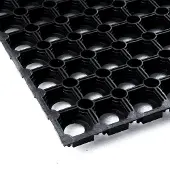 Ivol Rubber ringmat 100 x 100 cm - Deurmat voor binnen en buiten