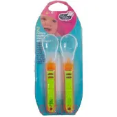 Bebeconfort Bebe Confort - 2 Soepele lepels met anti-slip handvat - Lime