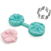 Silikomart Wonder Cakes bloemvorm en uitsteker 3,7 cm silicone