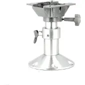 VETUS Manually Swivel Adjustable Seat Foot Zilver 34-47 cm