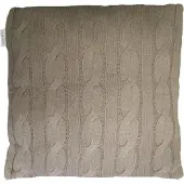 Essenza Knitted Sierkussens (2 stuks) - 50x50 cm - Taupe