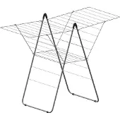 Mammoet - Droogrek - Met vleugels - 23 m drooglengte - Grijs - Staal - Inklapbaar - Wasrek
