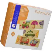 Selecta Leuke puzzelstraatjes - - Houten Speelgoed
