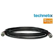 Technetix RLA++10 4G/LTE proof F (m) - F (m) coaxkabel - 1,5 meter