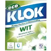 Klok waspoeder wit 1170 gram 2 verpakkingen