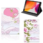 B2Ctelecom iPad 10.2 2019 | iPad 10.2 2020 | 10.2 2021 Flip Case Bird Standing