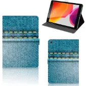 B2Ctelecom iPad 10.2 2019 | iPad 10.2 2020 | 10.2 2021 Tablet Hoes met standaard Jeans
