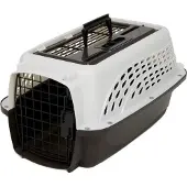 Petmate 2 Door Top Load Kennel XS White