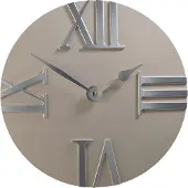 Sompex - Wandklok - Bologna - Ø 30,5 cm - Wit/zilver