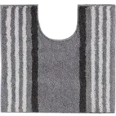Casilin - Lima - Antislip WC mat- Toilet mat met uitsparing - Grijs - 60 x 55 cm