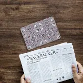 B2Ctelecom Apple iPad Mini 4 | Mini 5 (2019) Tablet Back Cover Flower Tiles