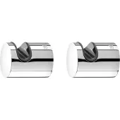 Tiger Haken 2 st Bold chroomkleurig
