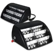 ABC-led 18 LED Dashboard flitser wit licht