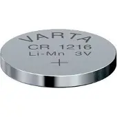 Varta CR1216 knoopcel batterij - 5 stuks