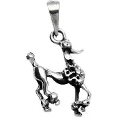 MOOYE ® - Collectie Zilveren Konings poedel kettinghanger