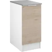 Parisot Onderkast Spoon 40 Cm Met Deur - Eik - - Keuken Onderkast - Bruin - Spaanplaat