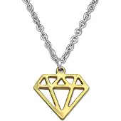 Montebello ketting Agla - Dames - 316L Staal - 11 x 12 mm - 46 cm
