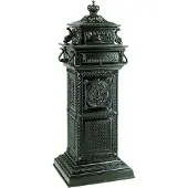 Ks Verlichting Brievenbus Postbox Gigant B10B kolom - groen