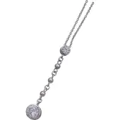 Orphelia Dames 925 Sterling Zilveren Keten met Hanger - Zilver ZH-4486
