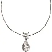 Diamonfire Collier + Hanger zilver 803.0148.45