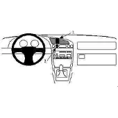 Brodit ProClip houder geschikt voor Ford Courier/ Fiesta - Mazda 121 1996-2002 Center mount