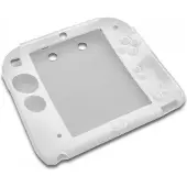 VHBW Siliconen beschermcover voor Nintendo 2DS / wit