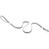 Ferplast hondenriem Lux 12 mm L 110 cm kunstleer paars/wit