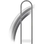 Bobi Statief Round - RAL 9006 - Nordic Silver