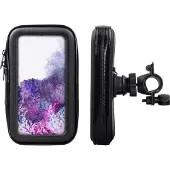 Shop4 - Samsung Galaxy S20 Plus Fietshouder Stuur Spatwaterdicht Zwart