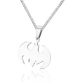 Montebello Montebello, edelstalen filmfiguur met ketting, Batman