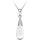 Montebello Ketting Apeibe - Dames - 925 Zilver - Druppel - 35 mm - 45 cm