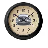 Tchibo Wandklok - Metaal - Oldtimer - 32 cm - Route66