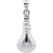 MOOYE ® - Collectie Zilveren Ashanger Druppel kettinghanger