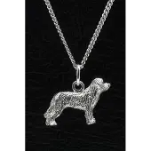 MOOYE ® - Collectie Zilveren Havawart ketting hanger - groot