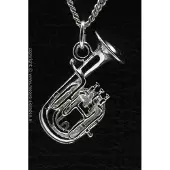 MOOYE ® - Collectie Zilveren Bariton ketting hanger