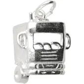 MOOYE ® - Collectie Zilveren Vrachtwagen cabine ketting hanger