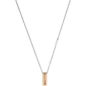 Esprit ESNL00182442 Luna - Collier - Rosékleurige stalen hanger met zirkonia - Zilverkleurig