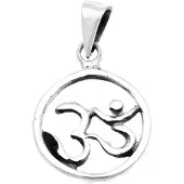 MOOYE ® - Collectie Zilveren Ohm kettinghanger