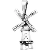 MOOYE ® - Collectie Zilveren Molen kettinghanger