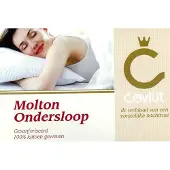 Cevilit kussensloop molton onderslopen (set 2 pc) met rits 40/60