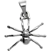 MOOYE ® - Collectie Zilveren Spin kettinghanger