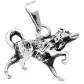MOOYE ® - Collectie Zilveren Wolf kettinghanger