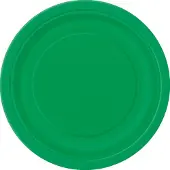 Unique Feestborden Donkergroen 17,7 Cm 8 Stuks