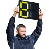 Precision Wisselbord 50 X 30 Cm Zwart 2-delig - voetbal