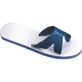 Beco Badslippers X-band Blauw/wit Maat 34/35