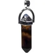 Yogi & Yogini Hanger Zwarte Agaat