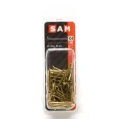 Sam Nagel platte kop Messing 2x30mm ca. 100 gr. 818006 Q4