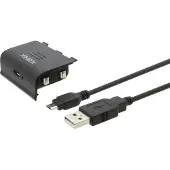 Konix 61881177213, Batterij voor gamecontroller, Zwart, Microsoft, Xbox One controller, 1 stuk