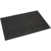 Cleanwalk Deurmat Kunstgrasvezel - 60x40 Cm - Grijs
