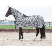 Harry's Horse Zebra Gray uitrij-vliegendeken Onderlengte: 175 cm